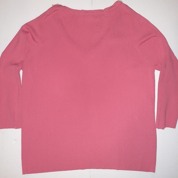 Linda Matthews 1X Shirt 3/4 Sleeves - Picture 5 of 6